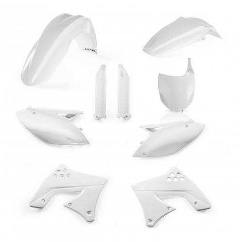 KIT PLÁSTICOS COMPLETO ACERBIS KAWASAKI KX-F 250 2009-2012 BRANCO